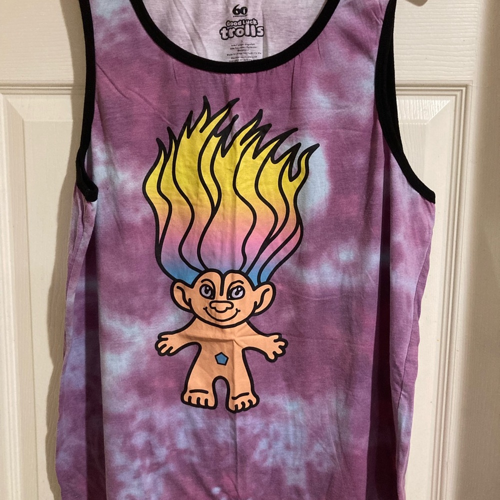 Trolls Tie-Dyed Tank Top